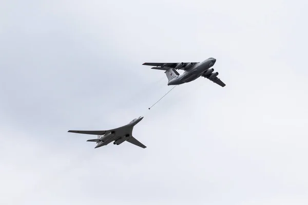 Militaire Parade Victory Day Moskou Mei 2020 Russische Strijdkrachten Boven — Stockfoto