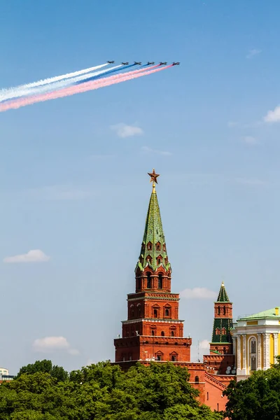 Москва Россия Июнь 2020 Парад Честь Дня Победы Красной Площади — стоковое фото