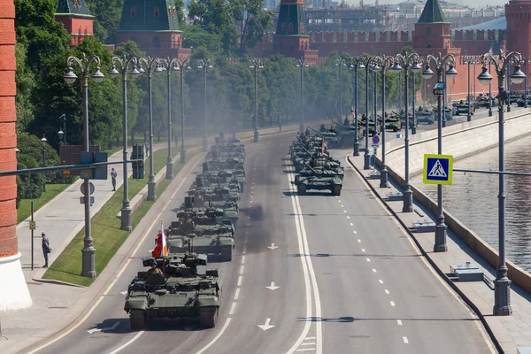 Moskova Rusya Haziran 2020 Kızıl Meydan Zafer Günü Geçit Töreni — Stok fotoğraf