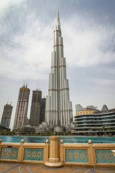 Dubai Emiratos Árabes Unidos 2020 Burj Khalifa Tower Dubai Downtown — Foto de Stock
