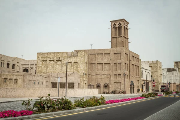 アラブ首長国連邦のドバイ旧市街 歴史的なドバイ アラブ首長国連邦 旧アラブの町 — ストック写真