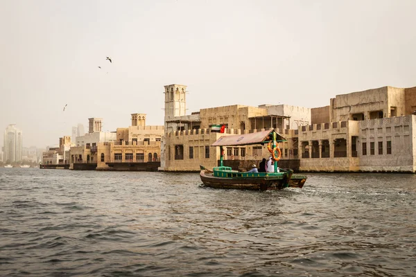 2020 Dubai Old City Dubai Creek Channel Emiratos Árabes Unidos — Foto de Stock