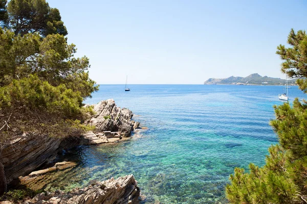 Bay Beach Cala Gat Cala Ratjada Spain Mediterranean Sea — Stock Photo, Image