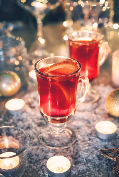Christmas Mulled Red Wine — Stock Photo, Image