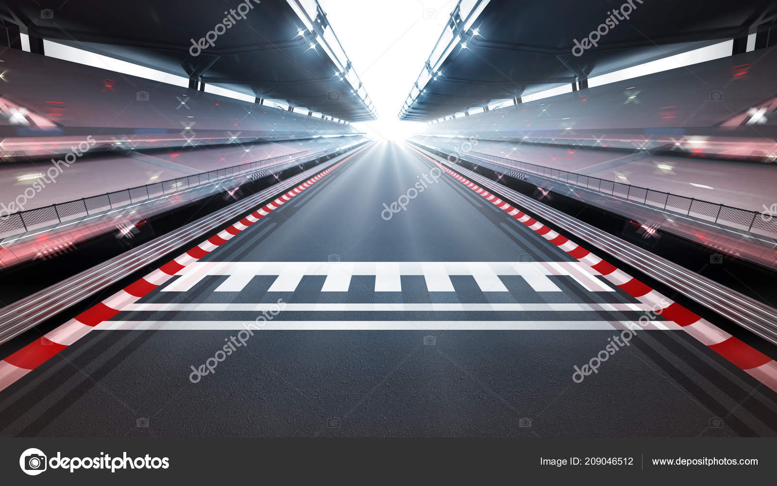照明赛道与运动模糊赛车运动背景渲染3D ——图库图片© Adikk #209046512, image size:1600x1000