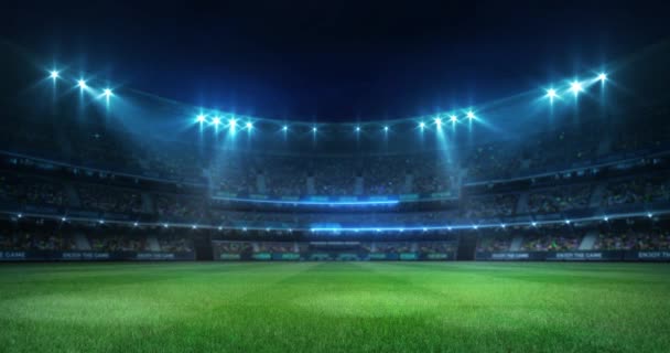 Grand Football Stadium Night Light Moving Seamless Loop Soccer Arena —  Stock Video © Adikk #246025710