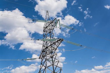 Fotoğraf göstermek ayrıntıları, öğeleri, parçaları, yüksek voltajlı güç hattı modülleri 330,000 volt voltaj