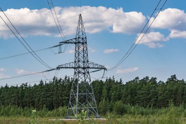 Fotoğraf göstermek ayrıntıları, öğeleri, parçaları, yüksek voltajlı güç hattı modülleri 330,000 volt voltaj