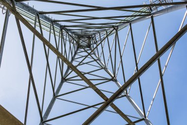 Fotoğraf göstermek ayrıntıları, öğeleri, parçaları, yüksek gerilim iletim hattı modülleri 750.000 volt voltaj