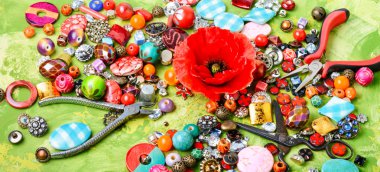 İri toplama-in kadın incik boncuk, boncuk, takı, rhinestones ve Mücevherat