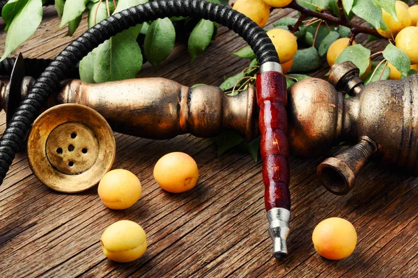 Hookah Para Fumar Com Damasco Aroma Apricot Shisha — Fotografia de Stock