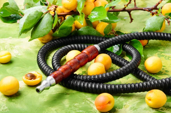 Hookah Para Fumar Com Damasco Aroma Apricot Shisha — Fotografia de Stock