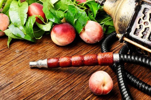 Hookah Smoking Aroma Peach Peach Shisha — Stock Photo, Image