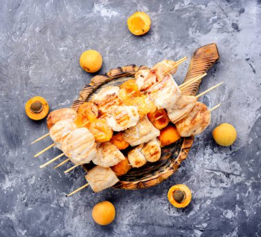 Baharatlı Izgara, ızgara hindi eti Marine. Bbq.American gıda