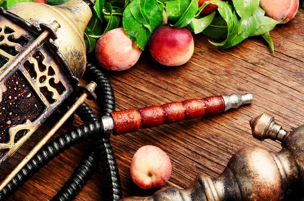 Hookah Smoking Aroma Peach Peach Shisha — Stock Photo, Image