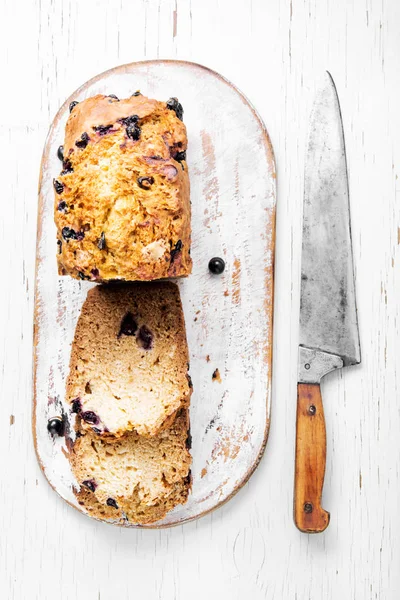 Loafes Fresh Baked Bread Black Currant Berries Ireland Bread — Stock Photo, Image