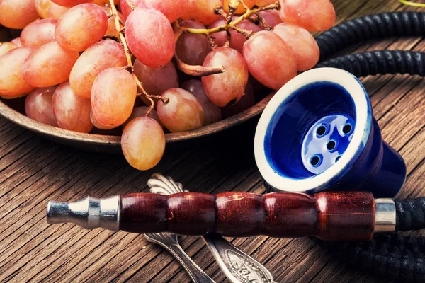 Hookah Shisha Turco Com Uvas Aroma Para Relaxar Uvas Shisha — Fotografia de Stock