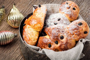 Bir kardan adam şeklinde pişirme Noel