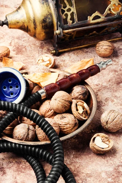 Eastern Shisha Hookah Flavor Walnut Relax — Stock Photo, Image