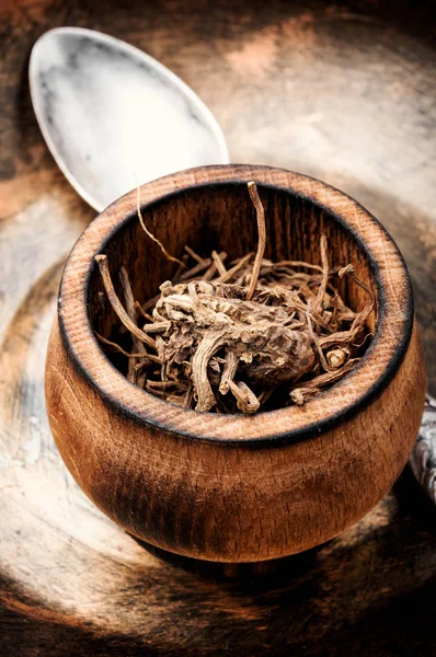 Dried Rhizomes Roots Valerian Medicinal Medicinal Herbs — Stock Photo, Image