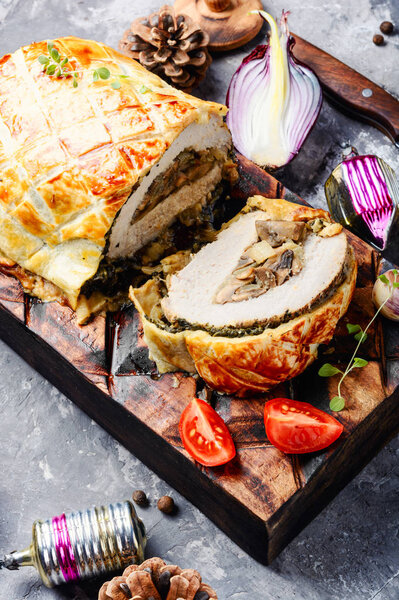 Мясо Веллингтон - праздничное блюдо из мяса
