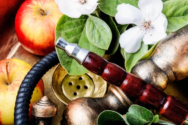 Shisha Persa Hookah Con Sabor Manzana Para Relajarse Shisha Manzana — Foto de Stock