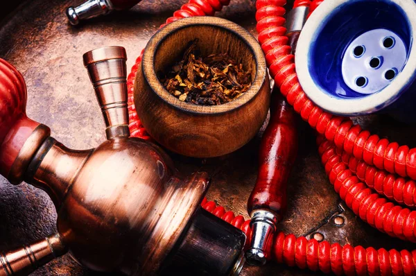 Turkish Hookah Smoking Turkish Shisha Tobacco Snuffbox Hookah — Stock Photo, Image