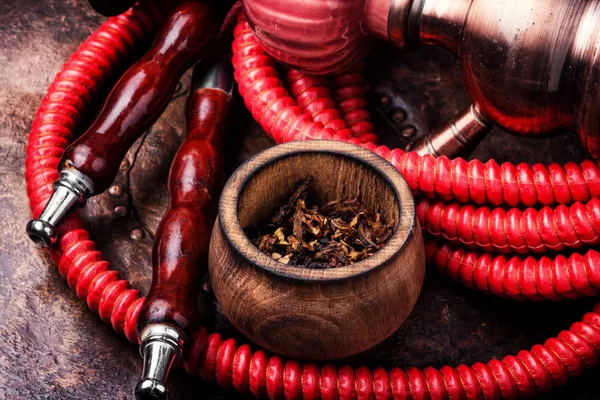 Turco Narguilé Fumar Shisha Tobacco Turco Uma Caixa Rapé Narguilé — Fotografia de Stock