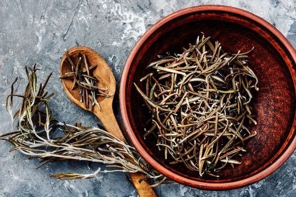 Dried Rosemary Leaves Rosmarinus Officinalis Dried Natural Rosemary Spice — 스톡 사진