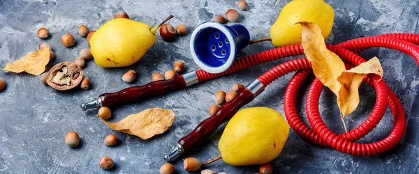 Hookah Leste Com Aroma Frutas Para Relaxar Shisha Hookah — Fotografia de Stock