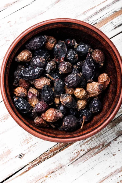 Pile of dried rose hips — Stock Photo, Image