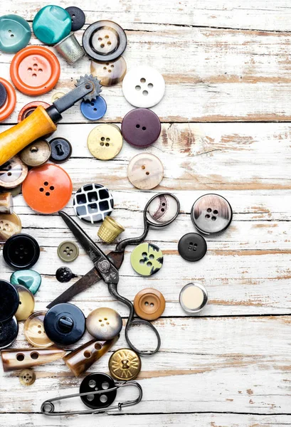 Herramientas de coser y accesorios — Foto de Stock