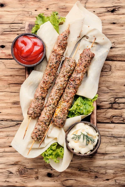 Lamb lula kebab — Stok Foto