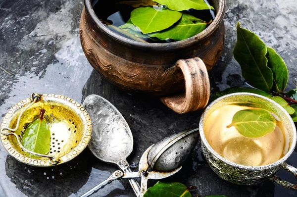 Cup of herbal tea — Stock Photo, Image