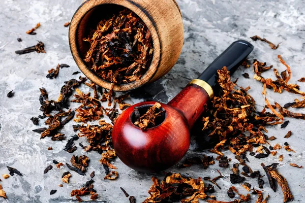 빈티지 나무 담배 파이프 — 스톡 사진