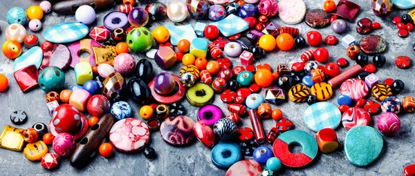Beads or colorful beads — Stock Photo, Image