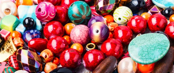 Beads or colorful beads — Stock Photo, Image