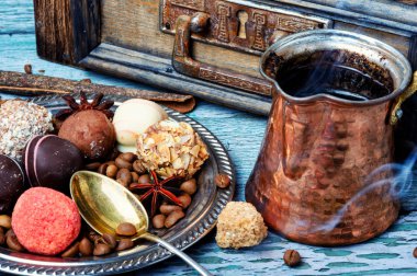 lezzetli çikolata şekerleme