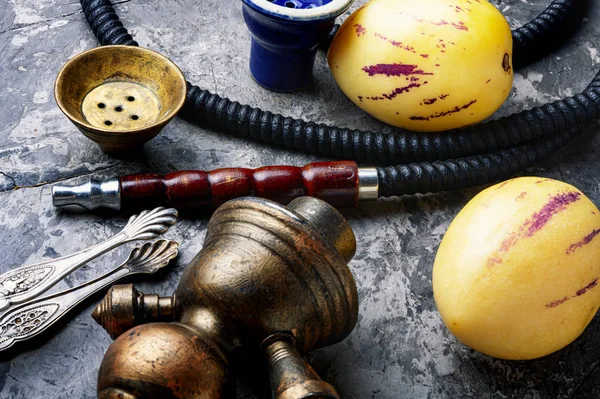 Shisha turca con tabacco pepino — Foto Stock