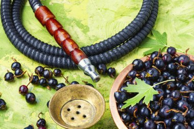 Siyah frenk üzümü ile Arabistan nargile