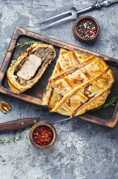 Carne casera Wellington — Foto de Stock