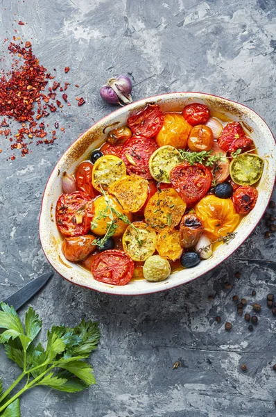 Tomate assado no forno — Fotografia de Stock