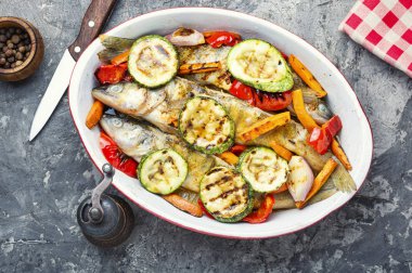 lezzetli kızarmış balık