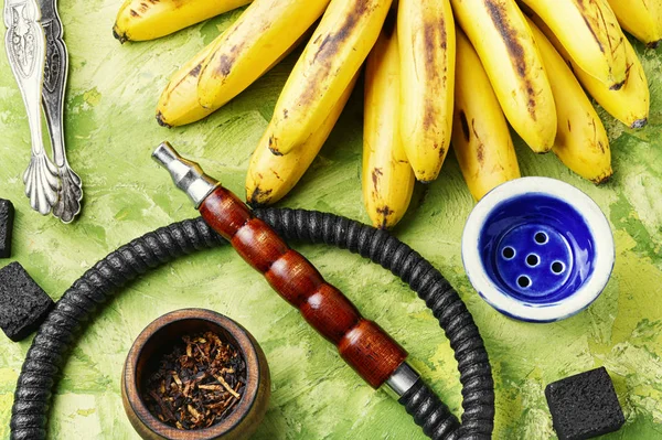 Hookah met banaan smaak — Stockfoto
