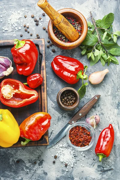 Pickling or canning pepper — Stock Image Pickling or canning pepper Stock Picture