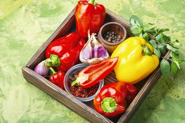 Autumn canning pepper — Stock Image Autumn canning pepper Stock Picture