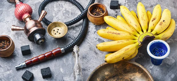 Hookah com sabor a banana — Fotografia de Stock