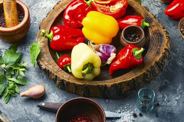Pickling or canning pepper — Stock Image Pickling or canning pepper Stock Photo