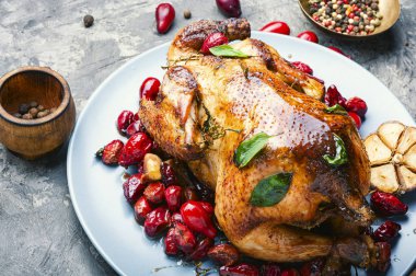 Dut soslu fırında tavuk