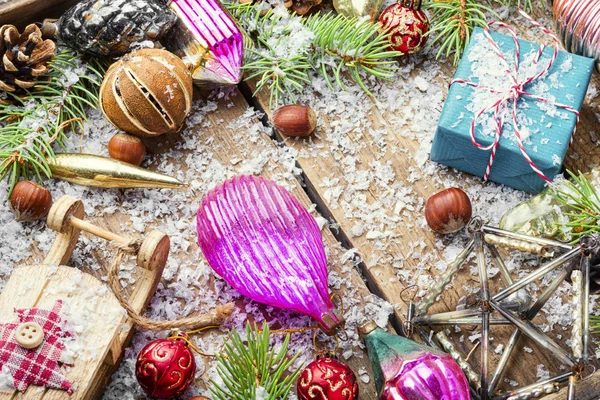 Composizione vacanze di Natale — Foto Stock